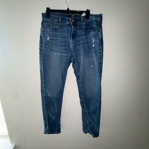 Hollister Men's Dark Blue Skinny Jeans